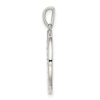 Sterlingsilber Rhodiniert & Zirkonia Gemini Tierkreis Anhänger