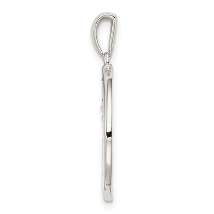 Sterlingsilber Rhodiniert & Zirkonia Virgo Tierkreis Anhänger