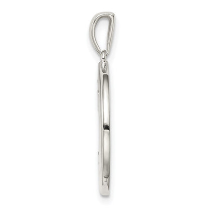 Sterlingsilber Rhodiniert & Zirkonia Sagittarius Tierkreis Anhänger