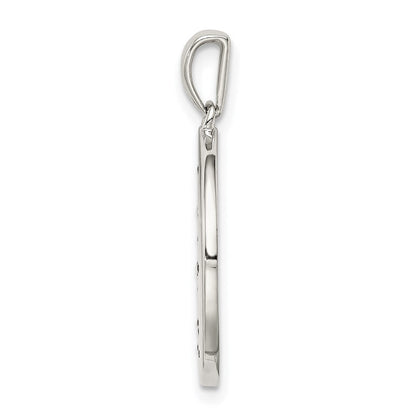 Sterlingsilber Rhodiniert & Zirkonia Aquarius Tierkreis Anhänger