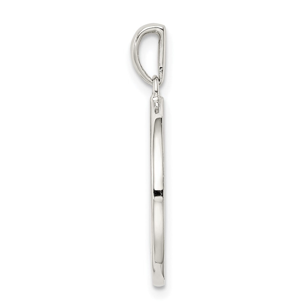 Sterlingsilber Rhodiniert & Zirkonia Pisces Tierkreis Anhänger
