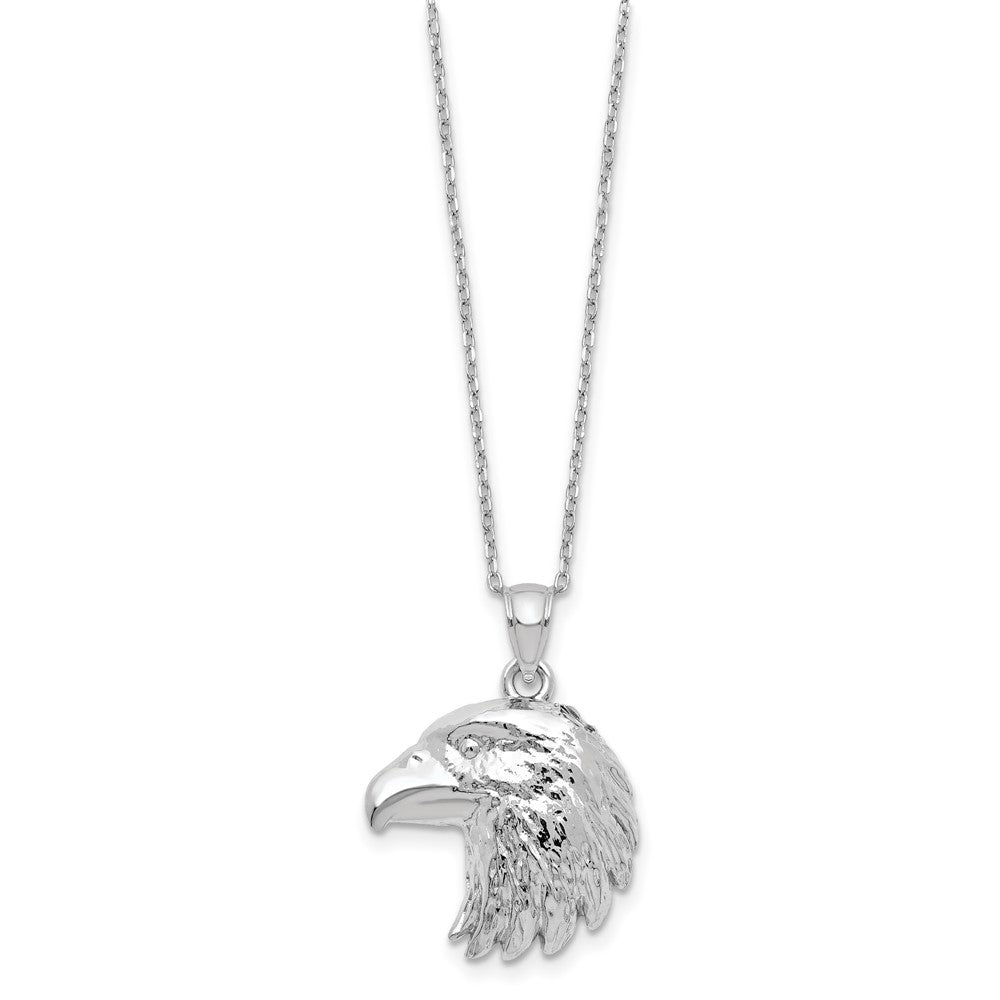 Sterlingsilber Rhodiniert Adler Ash Halter 18 Zoll Halskette
