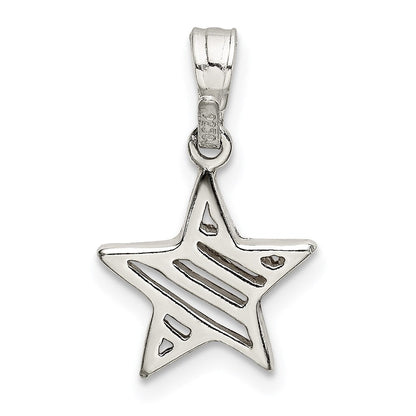Sterlingsilber Stern Charm