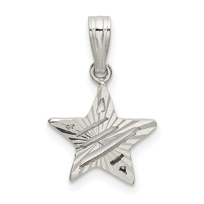 Sterlingsilber Stern Charm