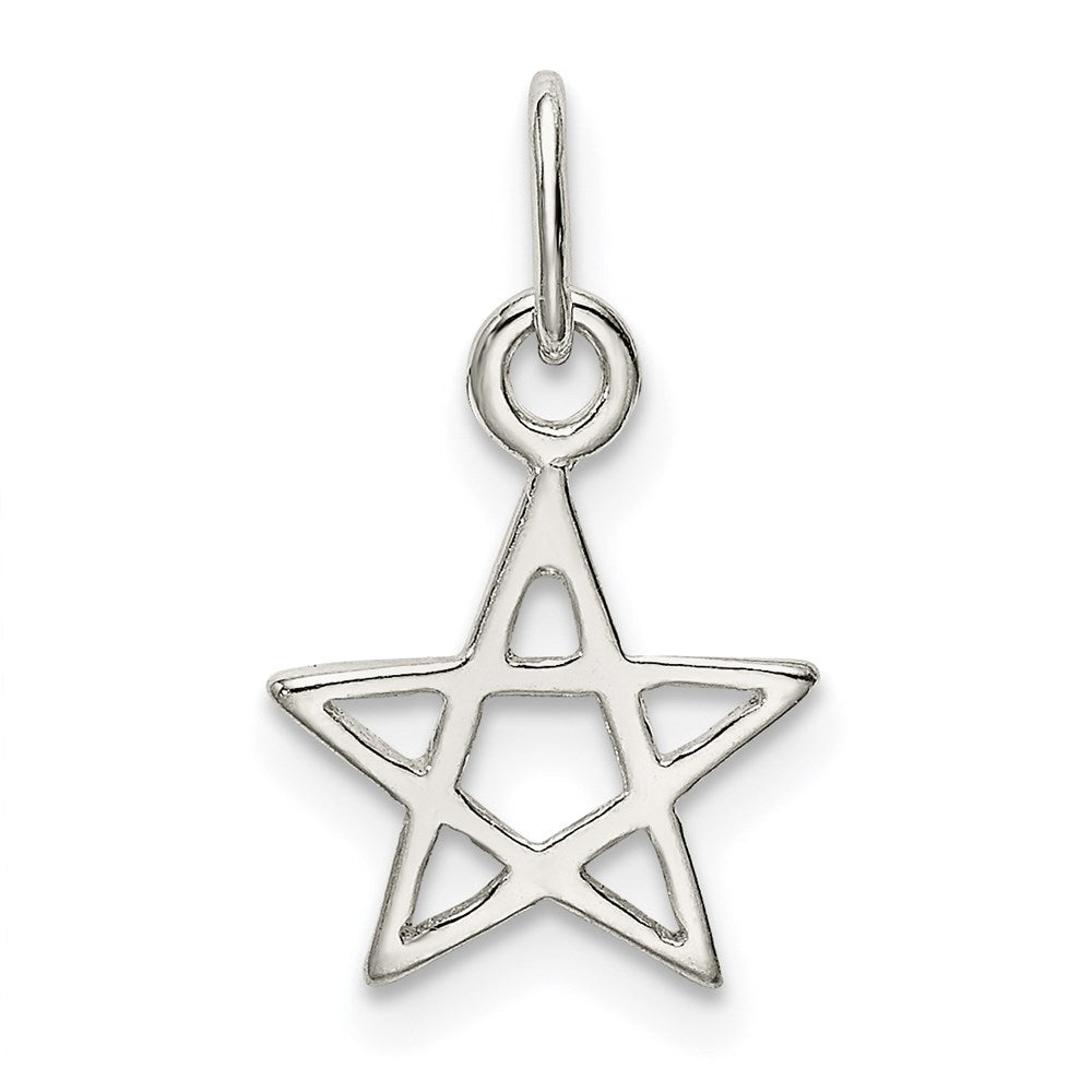 Sterlingsilber Stern Charm