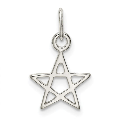 Sterlingsilber Stern Charm