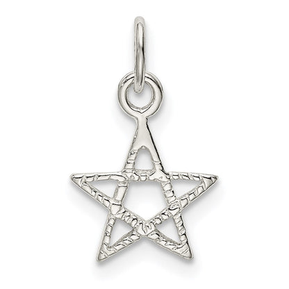 Sterlingsilber Stern Charm