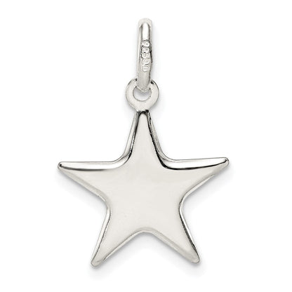 Sterlingsilber Stern Charm