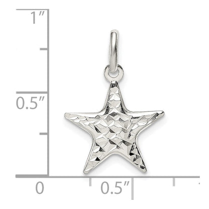 Sterlingsilber Stern Charm