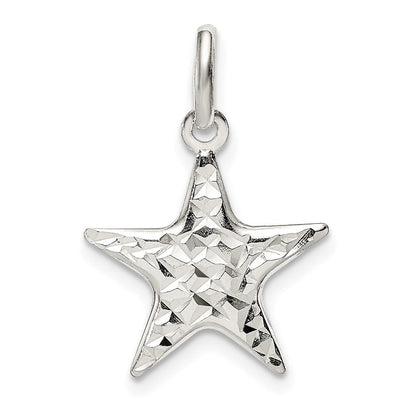 Sterlingsilber Stern Charm