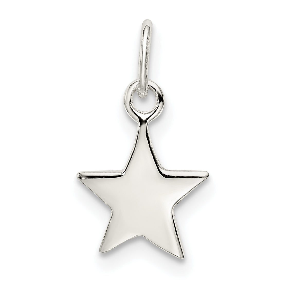Sterlingsilber Stern Charm