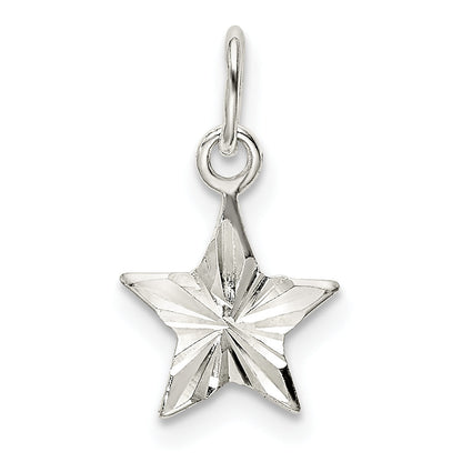Sterlingsilber Stern Charm