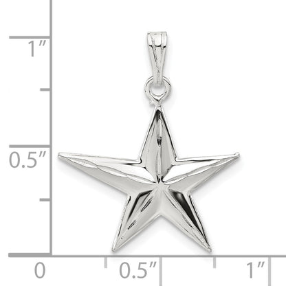 Sterlingsilber Stern Anhänger
