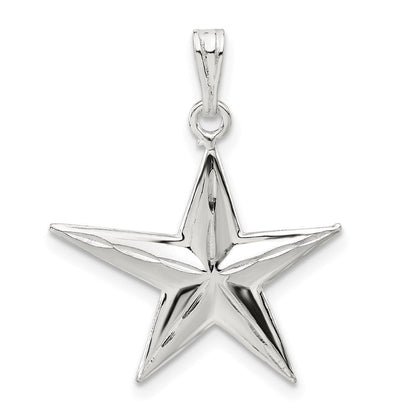 Sterlingsilber Stern Anhänger