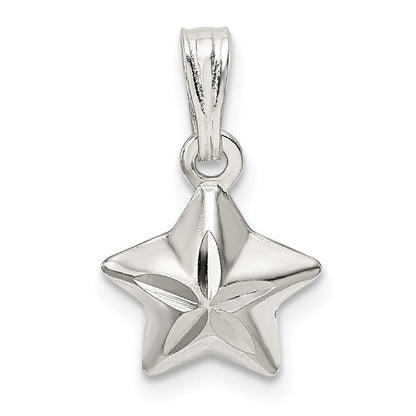 Sterlingsilber Stern Charm