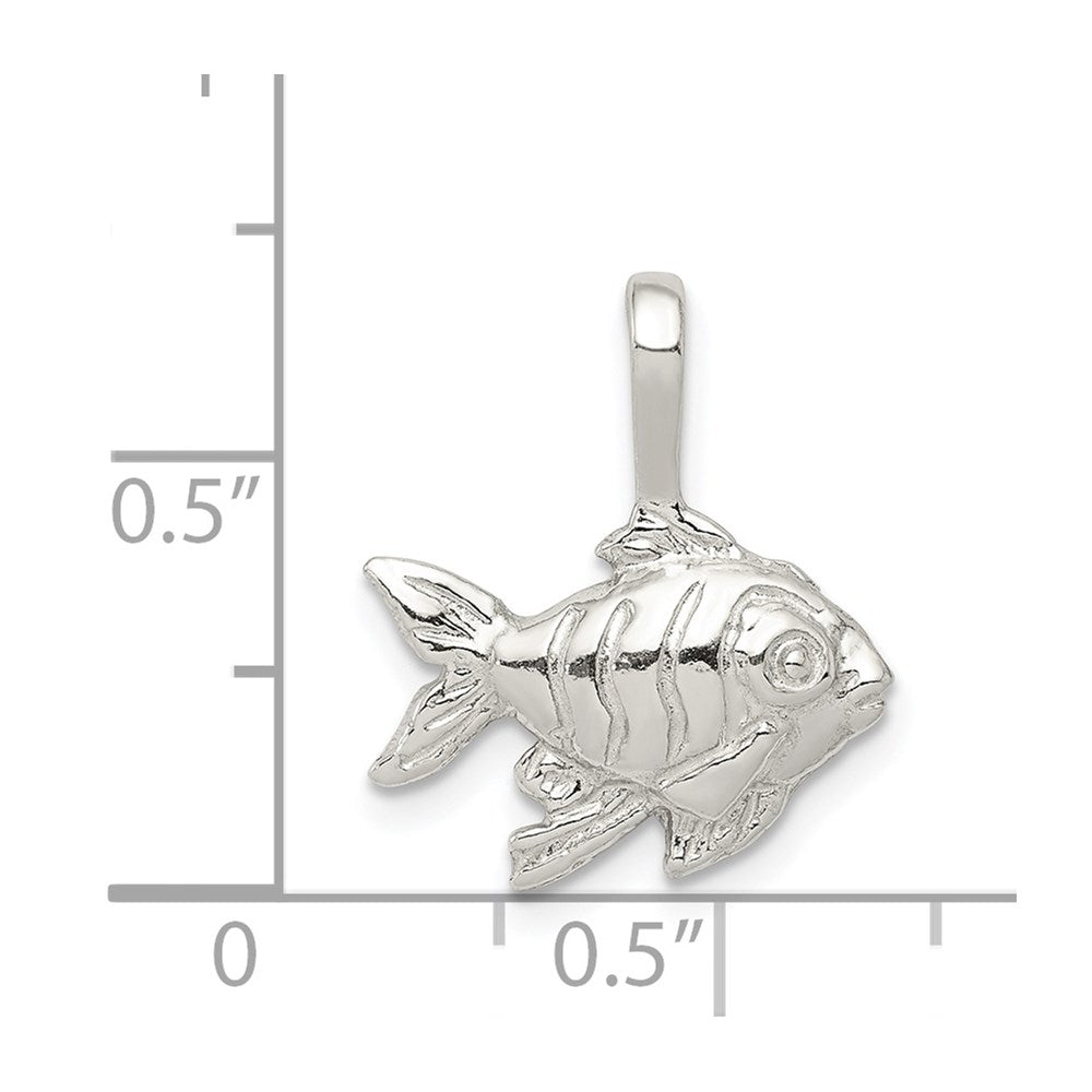 Sterlingsilber Fisch Charm