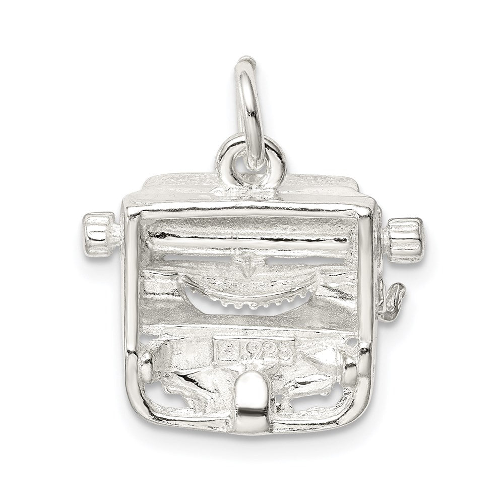Sterlingsilber Typewriter Charm