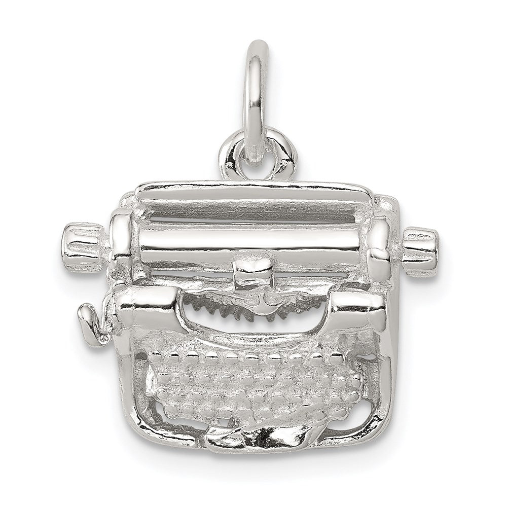 Sterlingsilber Typewriter Charm