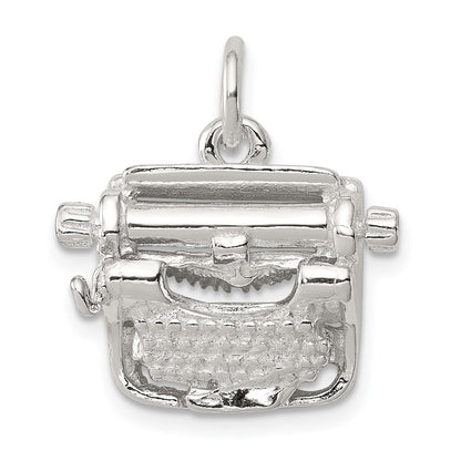 Sterlingsilber Typewriter Charm