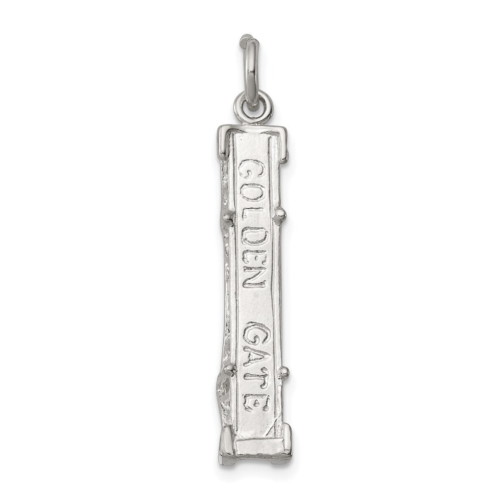 Sterlingsilber Golden Gate Bridge Charm