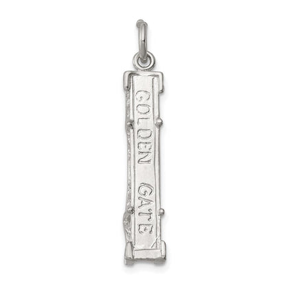 Sterlingsilber Golden Gate Bridge Charm