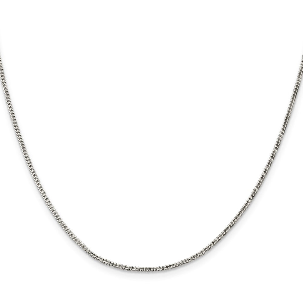 Sterlingsilber 1.5mm Panzer Halskette