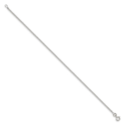 Sterlingsilber 1.5mm Panzer Gliederarmband