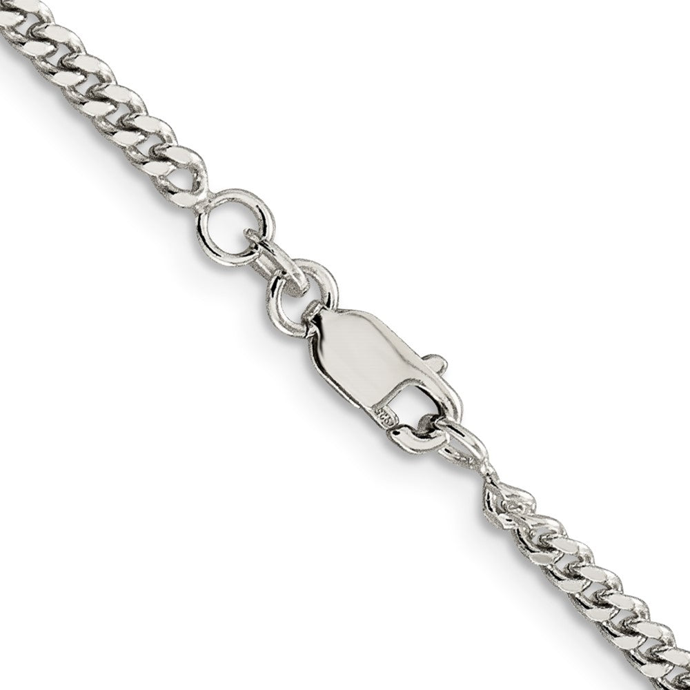 Sterlingsilber 3mm Panzer Halskette