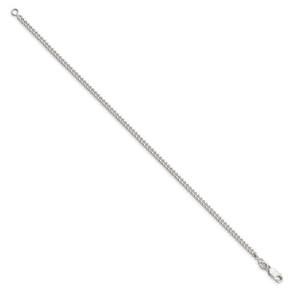 9 Zoll Sterlingsilber 3mm Panzer Kette Fußkettchen