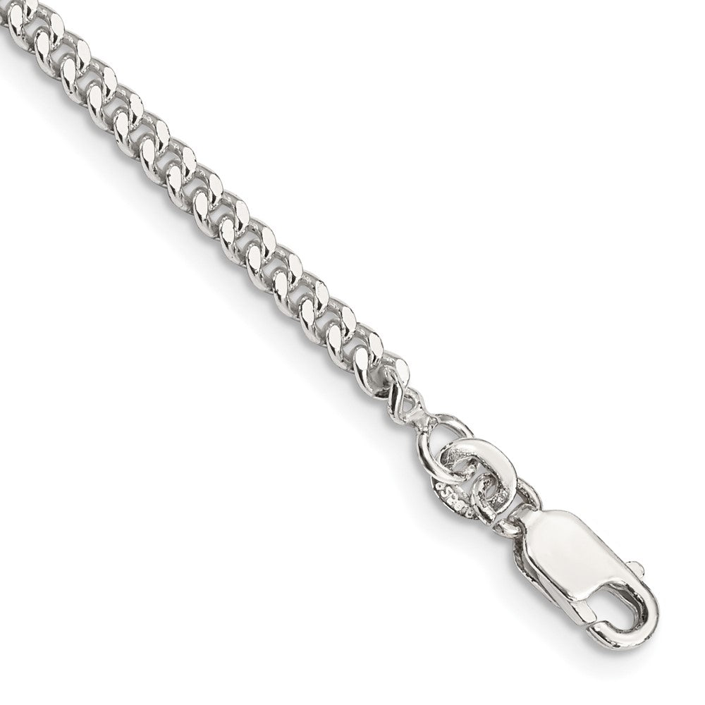 Sterlingsilber 3mm Panzer Gliederarmband