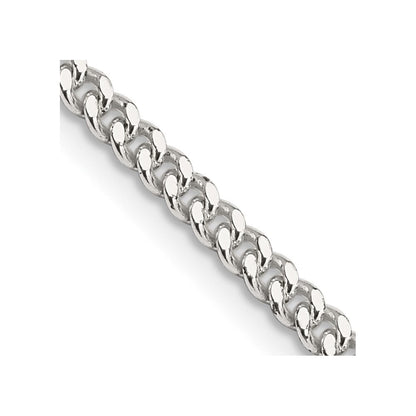 Sterlingsilber 3mm Panzer Halskette