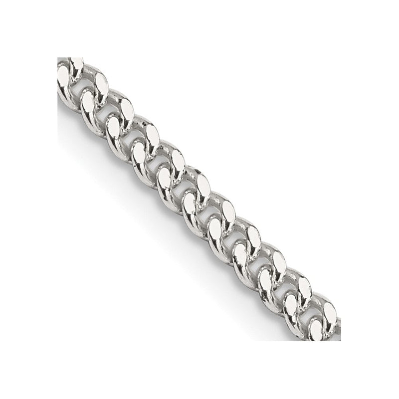 Sterlingsilber 3mm Panzer Halskette