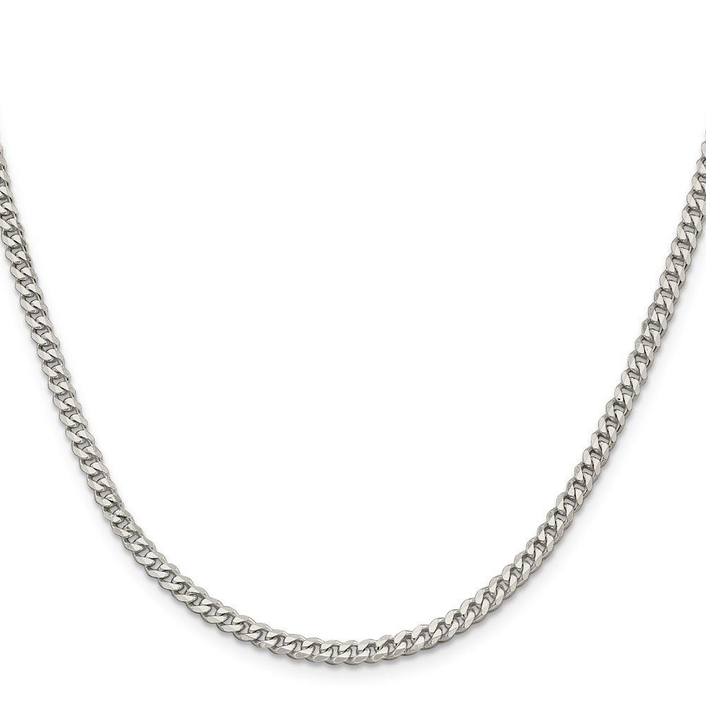 Sterlingsilber 3.5mm Panzer Halskette