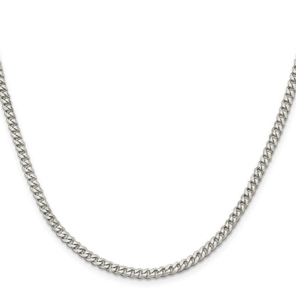 Sterlingsilber 3.5mm Panzer Halskette