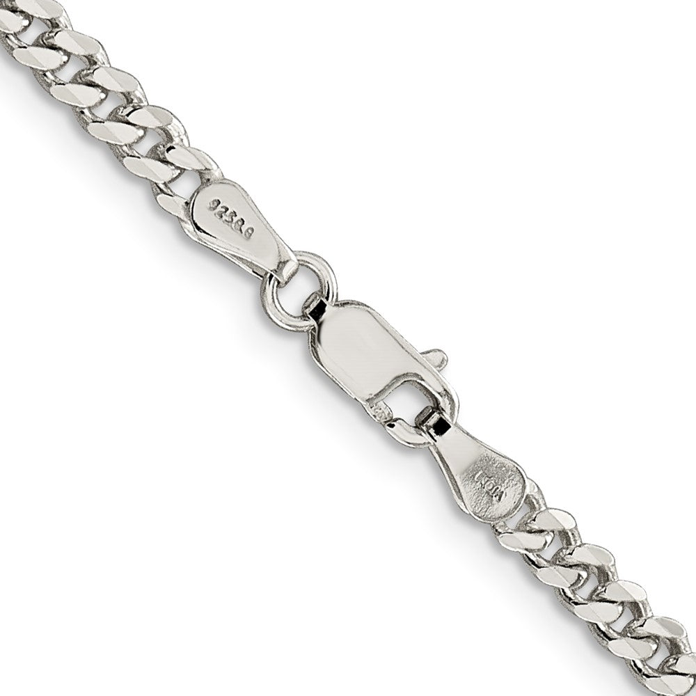 Sterlingsilber 3.5mm Panzer Halskette