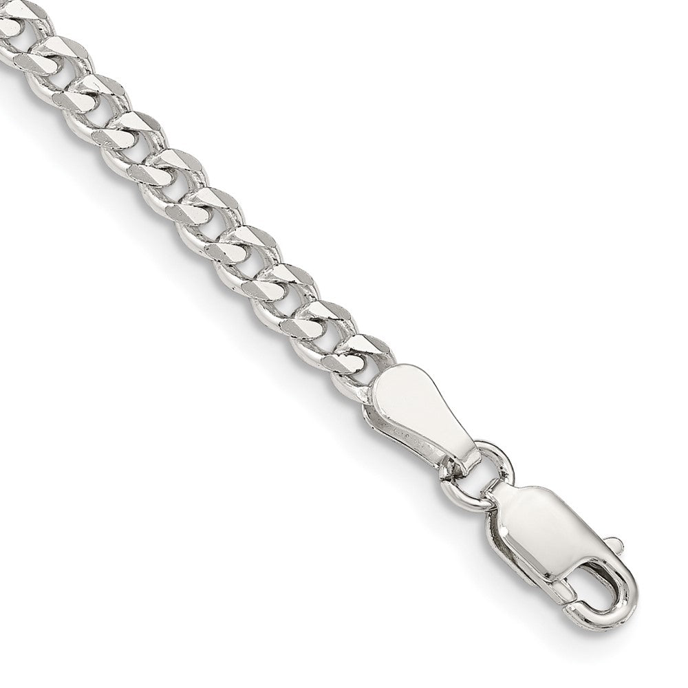 Sterlingsilber 3.5mm Panzer Gliederarmband