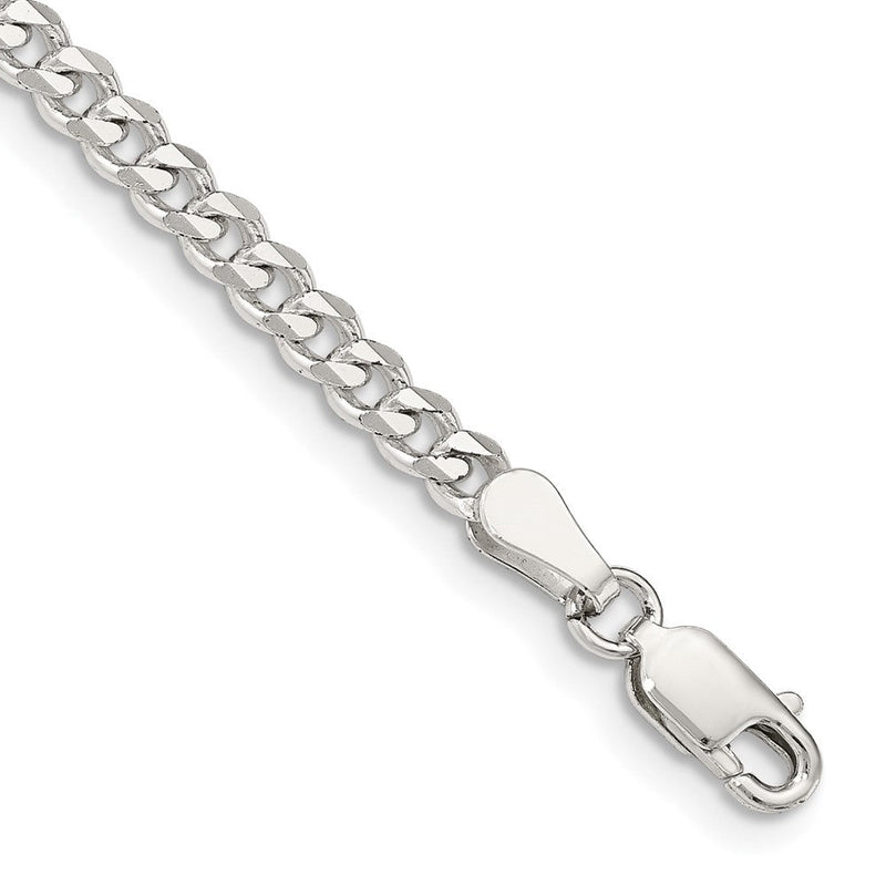 Sterlingsilber 3.5mm Panzer Gliederarmband