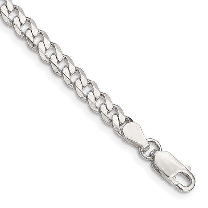 8 Zoll Sterlingsilber 4.5mm Panzer Gliederarmband