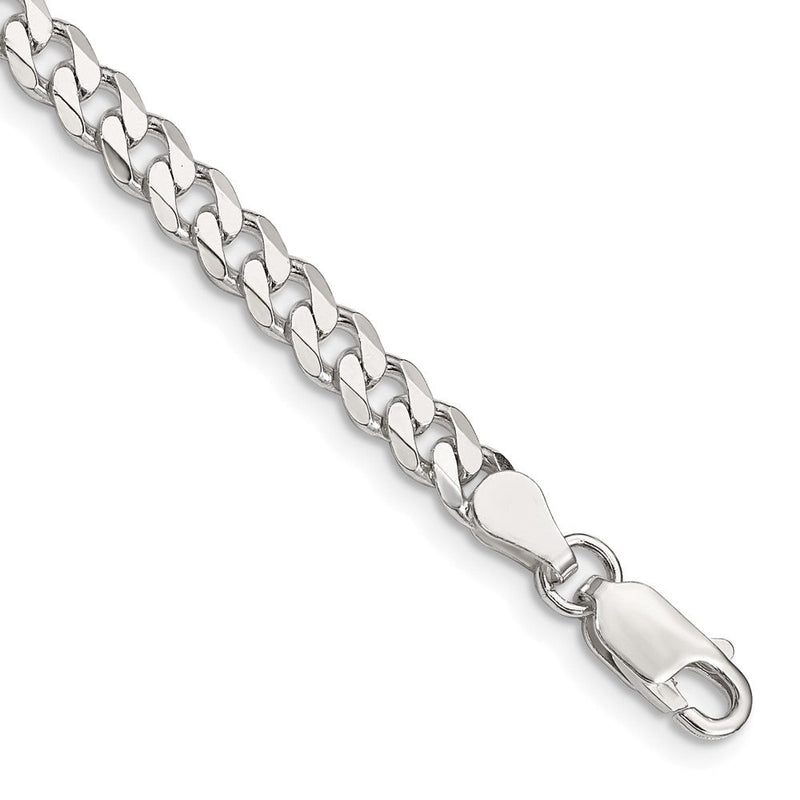 8 Zoll Sterlingsilber 4.5mm Panzer Gliederarmband