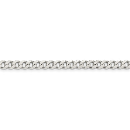24 Zoll Sterlingsilber Rhodiniert 4.5mm Panzer Halskette