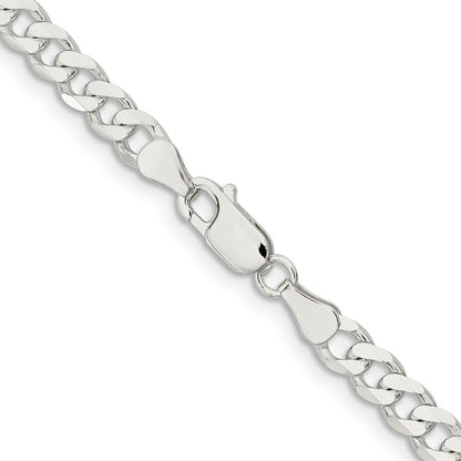 36 Zoll Sterlingsilber 5.7mm Panzer Halskette