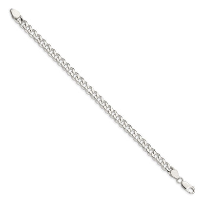 Sterlingsilber 6.5mm Panzer Gliederarmband