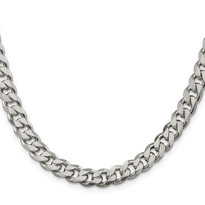 30 Zoll Sterlingsilber 8.3mm Panzer Halskette