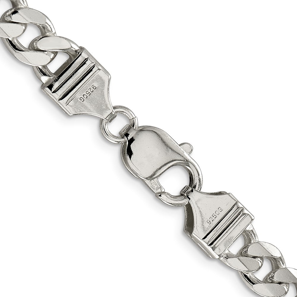 30 Zoll Sterlingsilber 8.3mm Panzer Halskette