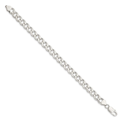 Sterlingsilber 8.3mm Panzer Gliederarmband