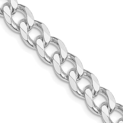28 Zoll Sterlingsilber Rhodiniert 8.3mm Panzer Halskette