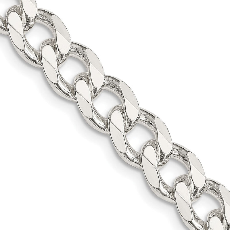 30 Zoll Sterlingsilber 8.3mm Panzer Halskette