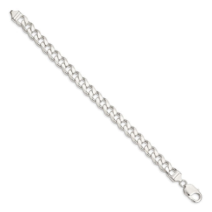 Sterlingsilber 9.3mm Panzer Gliederarmband