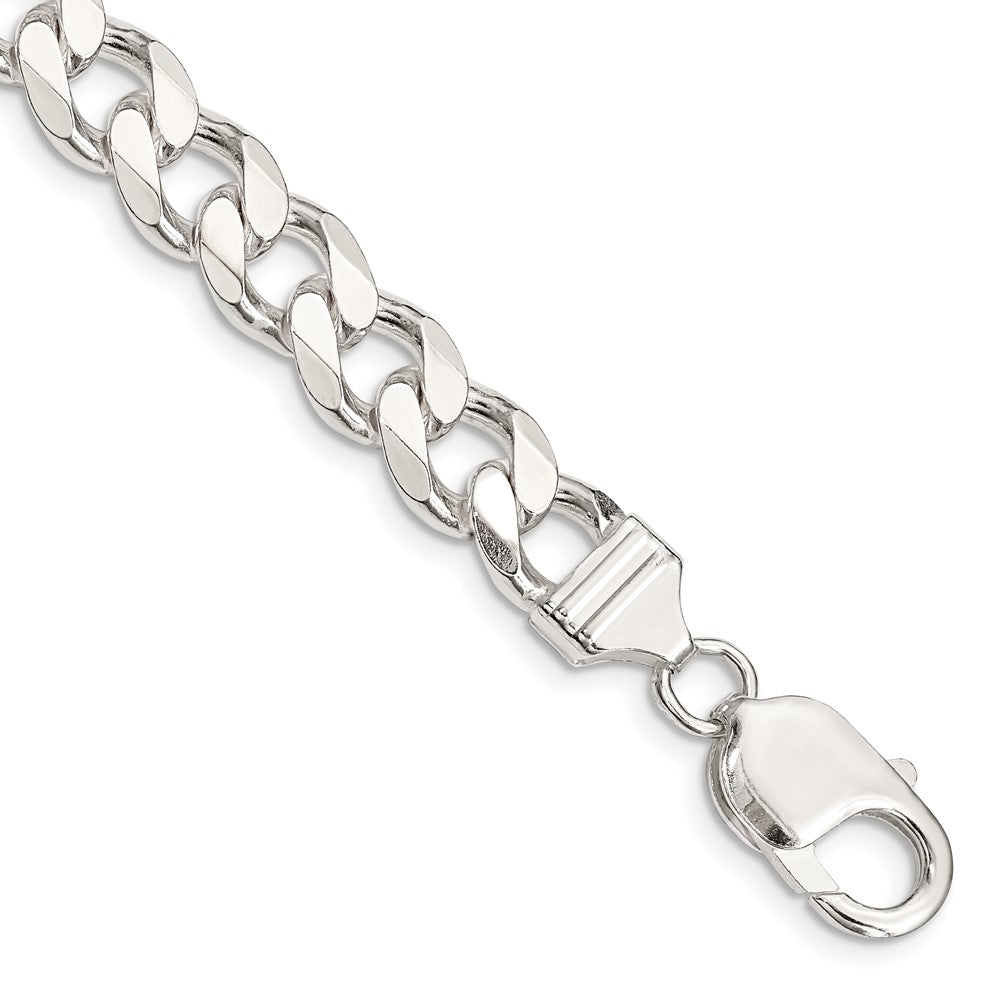Sterlingsilber 9.3mm Panzer Gliederarmband