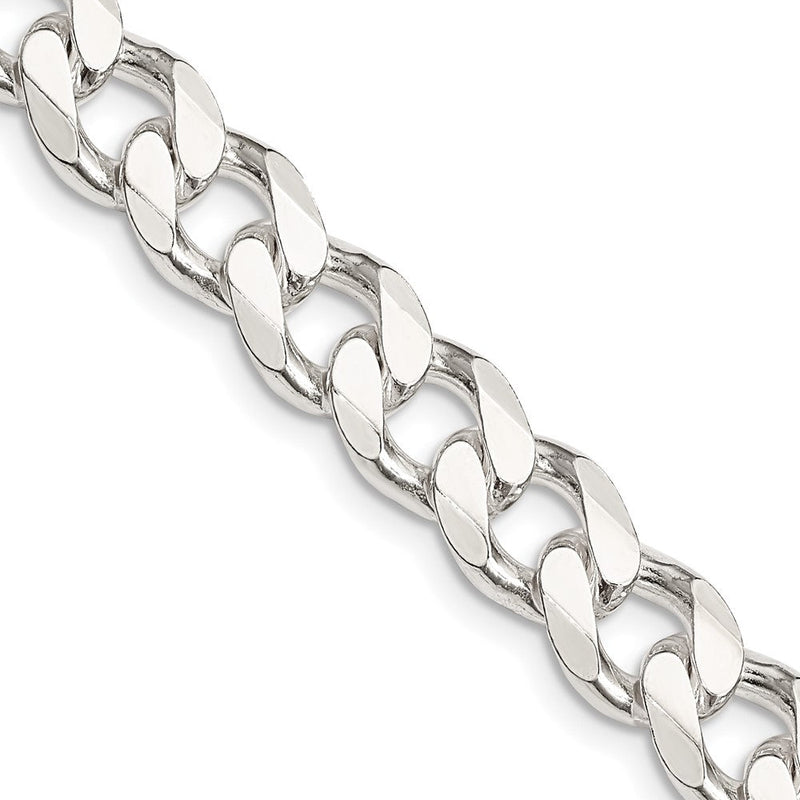 30 Zoll Sterlingsilber 9.3mm Panzer Halskette